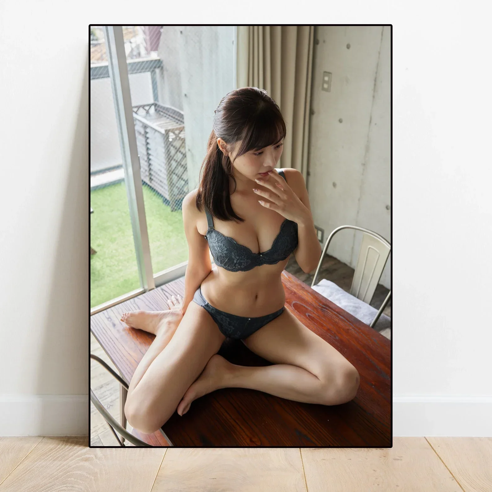 الممثلة اليابانية مثير Ai Hongo المشارك الفيلم قماش اللوحة الملصقات والمطبوعات صور فنية للجدران لتزيين غرفة المعيشة