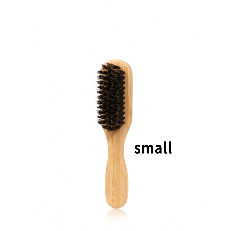 Bruine kam met puntige staartboren - unisex, glad en antistatisch, geen klitten, geen haarschade, thuisgebruik