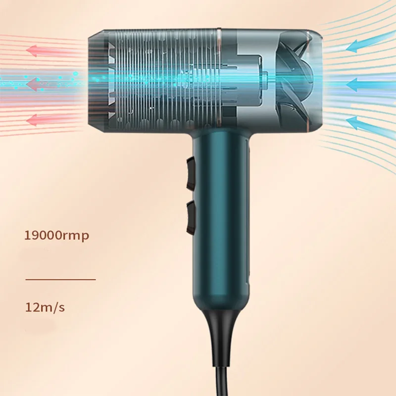 Electric Handle Hair Dryer Home Use Constant Temperature Ionic Hair Care Air Blowing Dryer For Travel And Salon