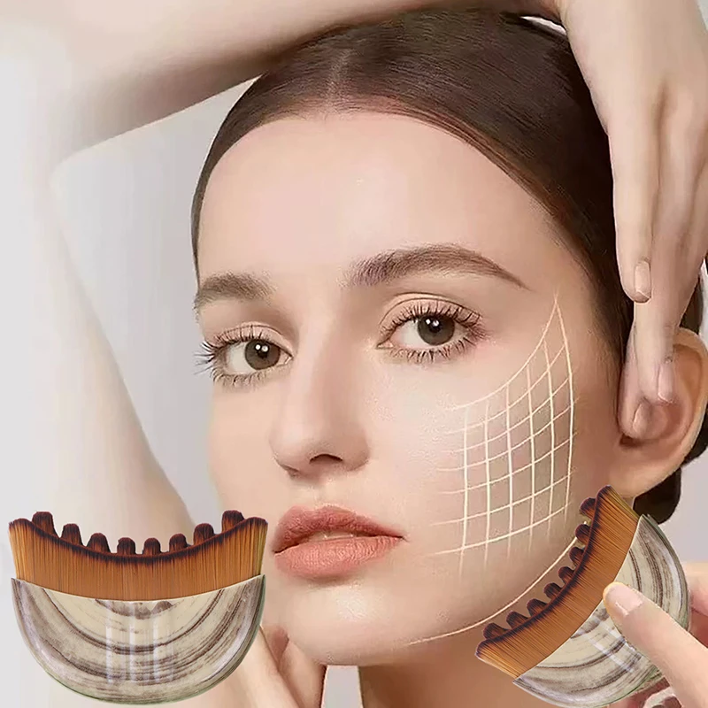 

【WHB】Lymphatic Contour Face Brush Multi-function Chin Reduce Puffiness Lymphatic Drainage Face Brushs Facial Sculpting Tool