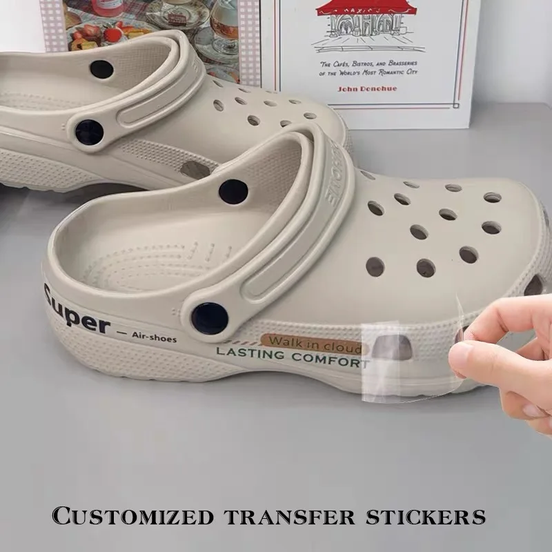 Customizable Cold Transfer Stickers for Shoe Logo - Waterproof & Durable, for Slippers, Leather Shoes, Insoles & Shoe Upper