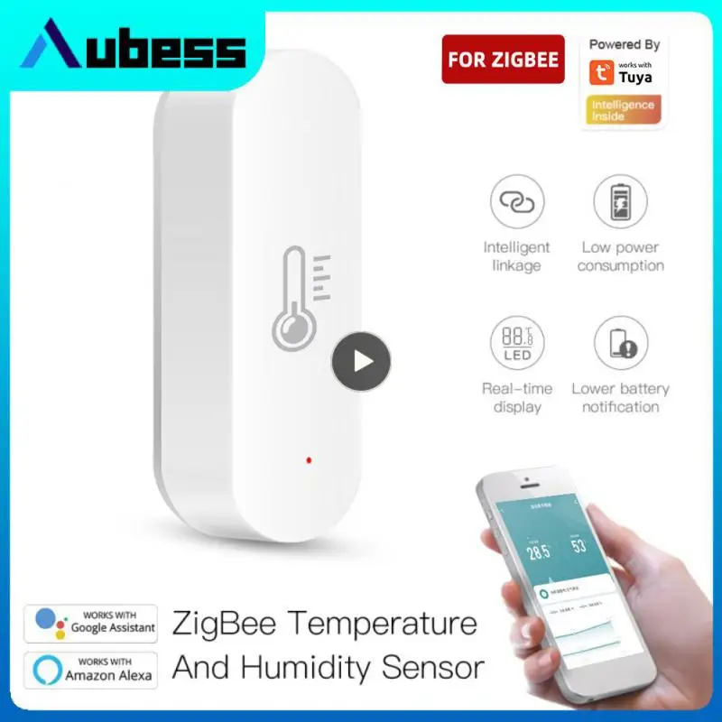 

Tuya Temperature Humidity Sensor Monitoring Reminder Temperature Humidity Via Smart Life Alexa Home Gateway