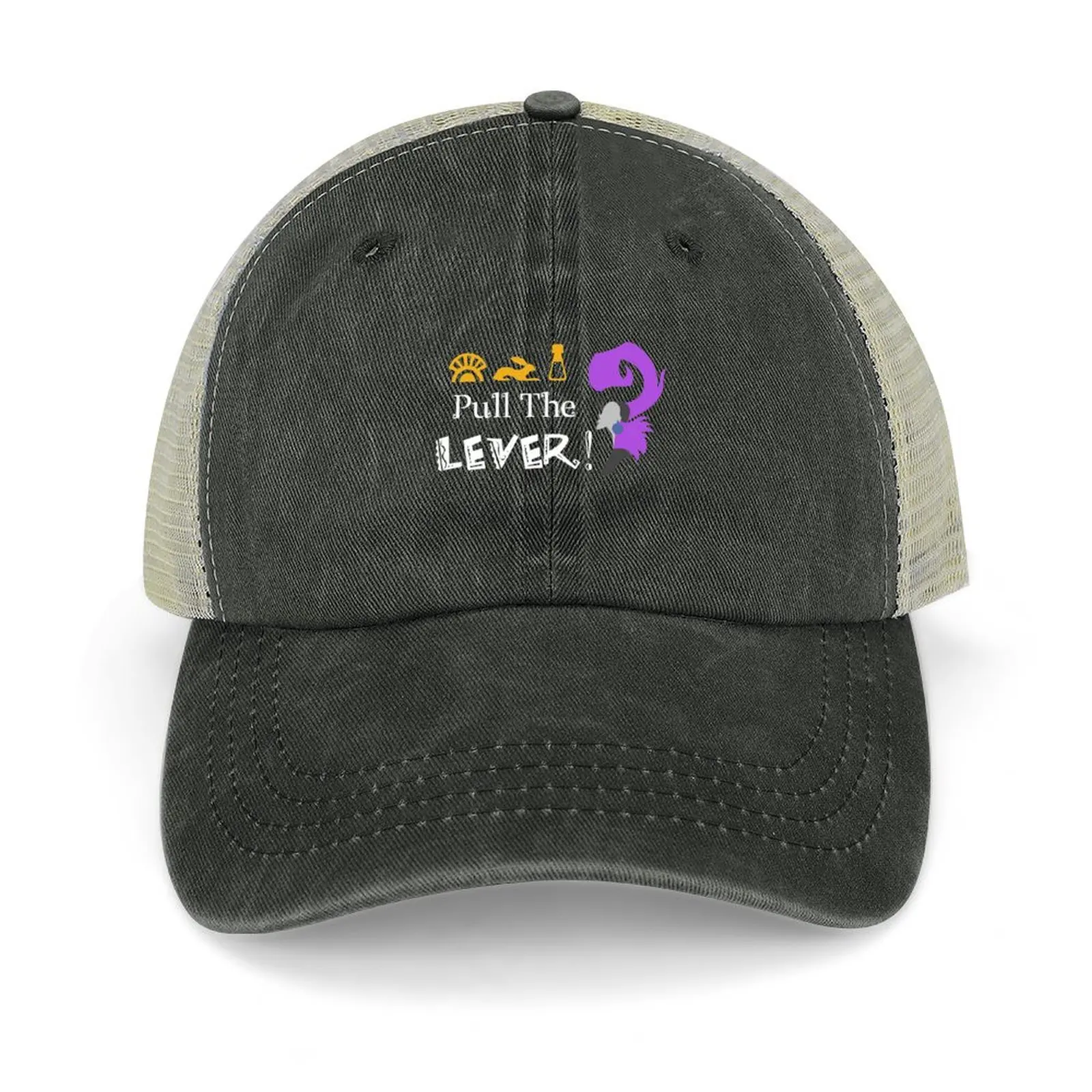 

Pull The Lever Baseball Cap Fashion Beach Hat Man For The Sun Snapback Cap fun hats Woman Hats Men's