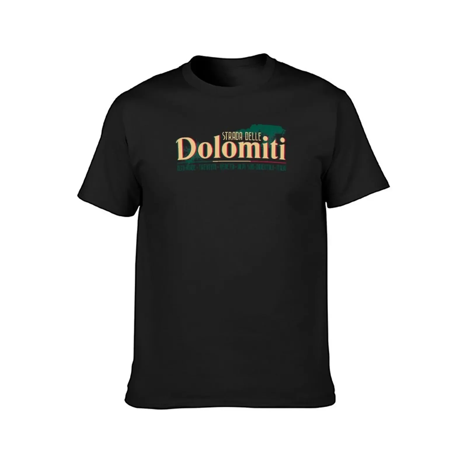 Strada Delle Dolomiti - Dolomites, Italy T-Shirt plus size tops kawaii clothes mens cotton t shirts