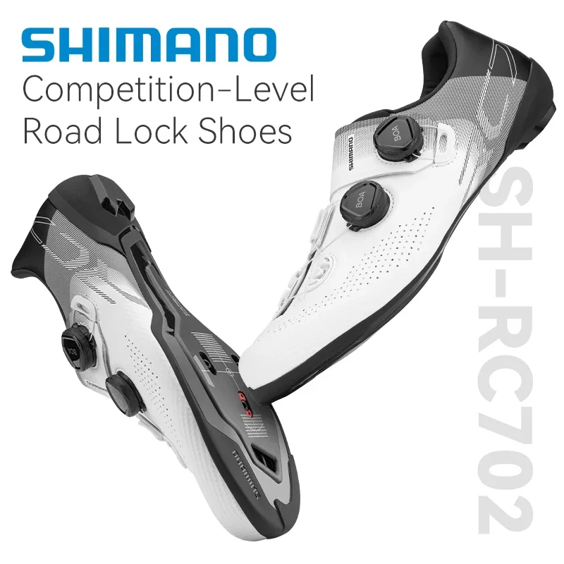 SHIMANO RC702 Road Bike Lock Shoes Shimano SH-RC702 Lock Shoes BOA system Bicycle Riding RC702 Lock Shoe