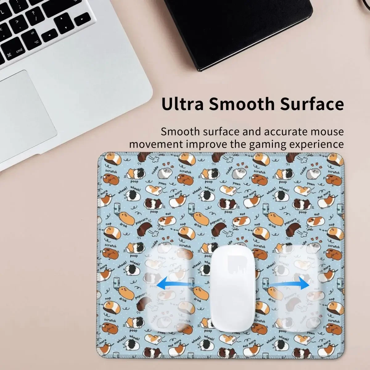 Guinea Pig Daily To-Do List Mouse Pad Computer Keyboard Mouse Mat Gaming Laptop Desk Mat Office Accessories Table Mats