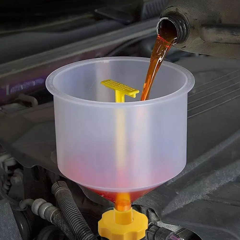 

15Pcs/Set Car Accessories Fit Universal Vehicles Pour Oil Tool Spill Proof Coolant Filling Kit Plastic Filling Funnel Spout