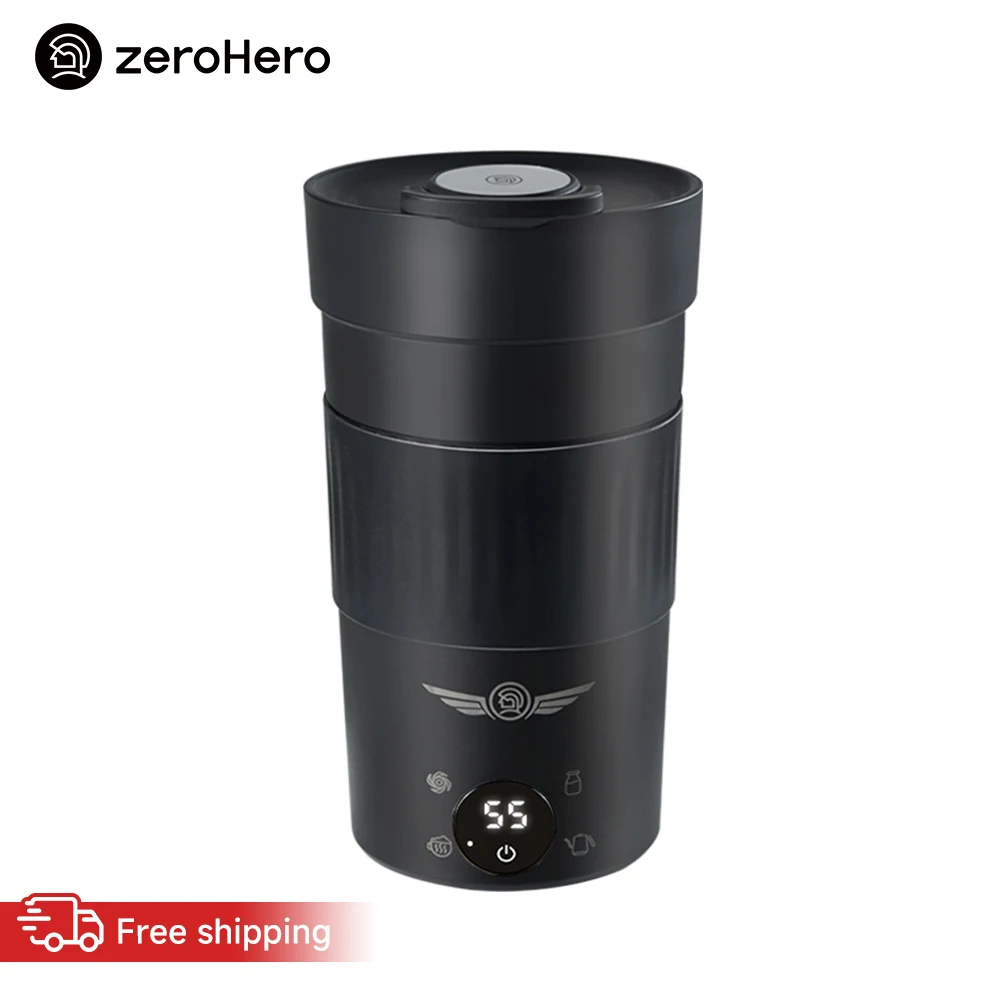 zeroHero Artist Cup Frother 300ml 4 Modes 40dB Quiet for Home Office Espresso Latte Art Coffee Making Brewing Tools Set Pro Maxx