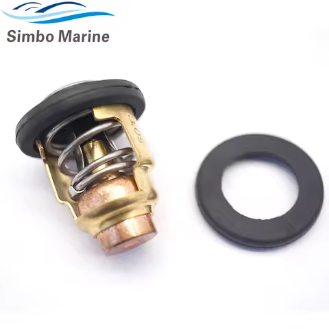 6E5-12411 Thermostat For Yamaha 2 Stroke 4 5 6 8 30 150 175 200 HP Outboard Motor 6E5-12411-01 6E5-12411-00 6E5-12411-02 18-3623