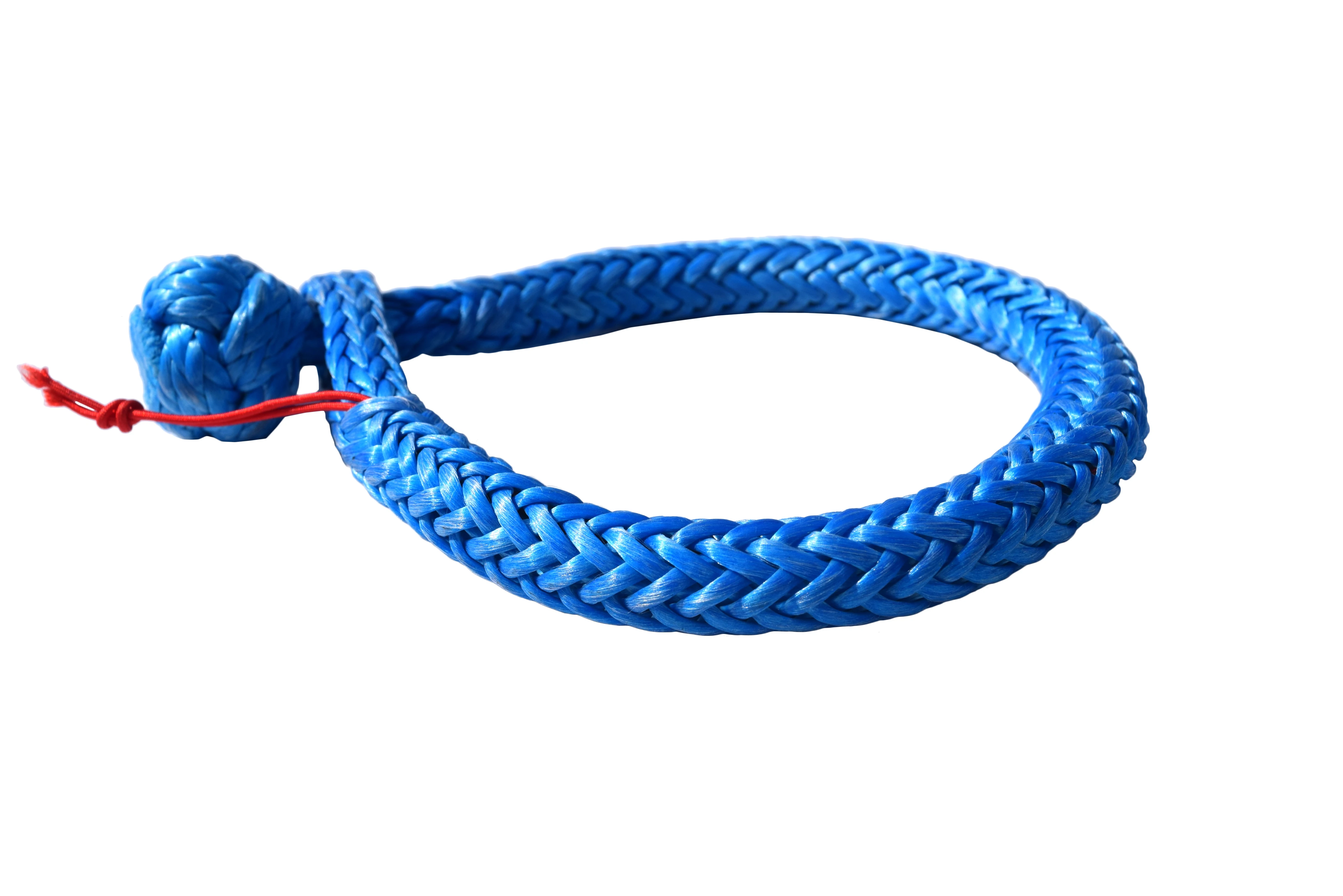 2Pack Blue 6mm*80mm Synthetic Shackle to Replace Conventional Metal Shackle for Sailing Climbing Camping and Recovery