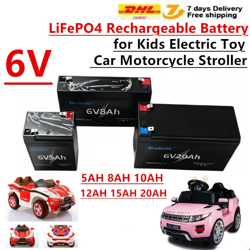 6 В LiFePO4 аккумуляторная батарея 5 Ач 8 Ач 10 Ач для детей электрический игрушечный автомобиль мотоциклетная коляска 6 В LiFePO4 аккумуляторная батарея 5 Ач 8 Ач 10 Ач для детей электрический игрушечный автомобиль мотоциклетная коляска