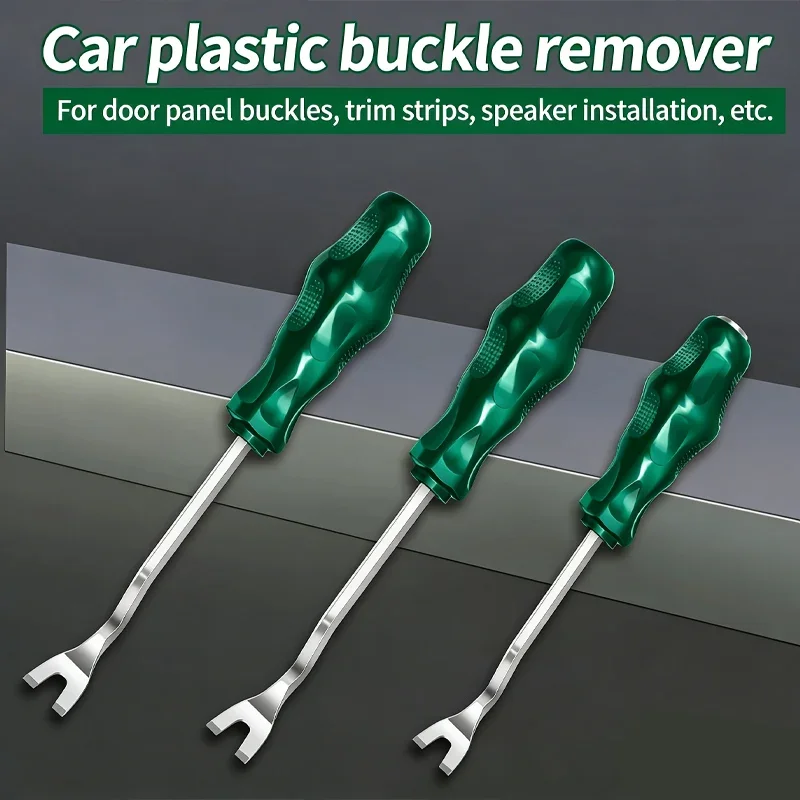 Car center console panel audio modification interior board clip screwdriver pry bar disassembly and assembly plastic rocker tool