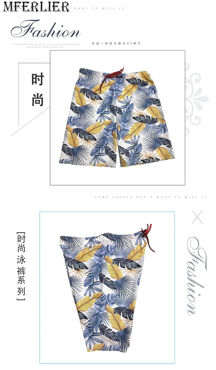 Zomer Heren Boardshort Gebloemde Strandshort Zwembroek Met Print Hawaii Shorts