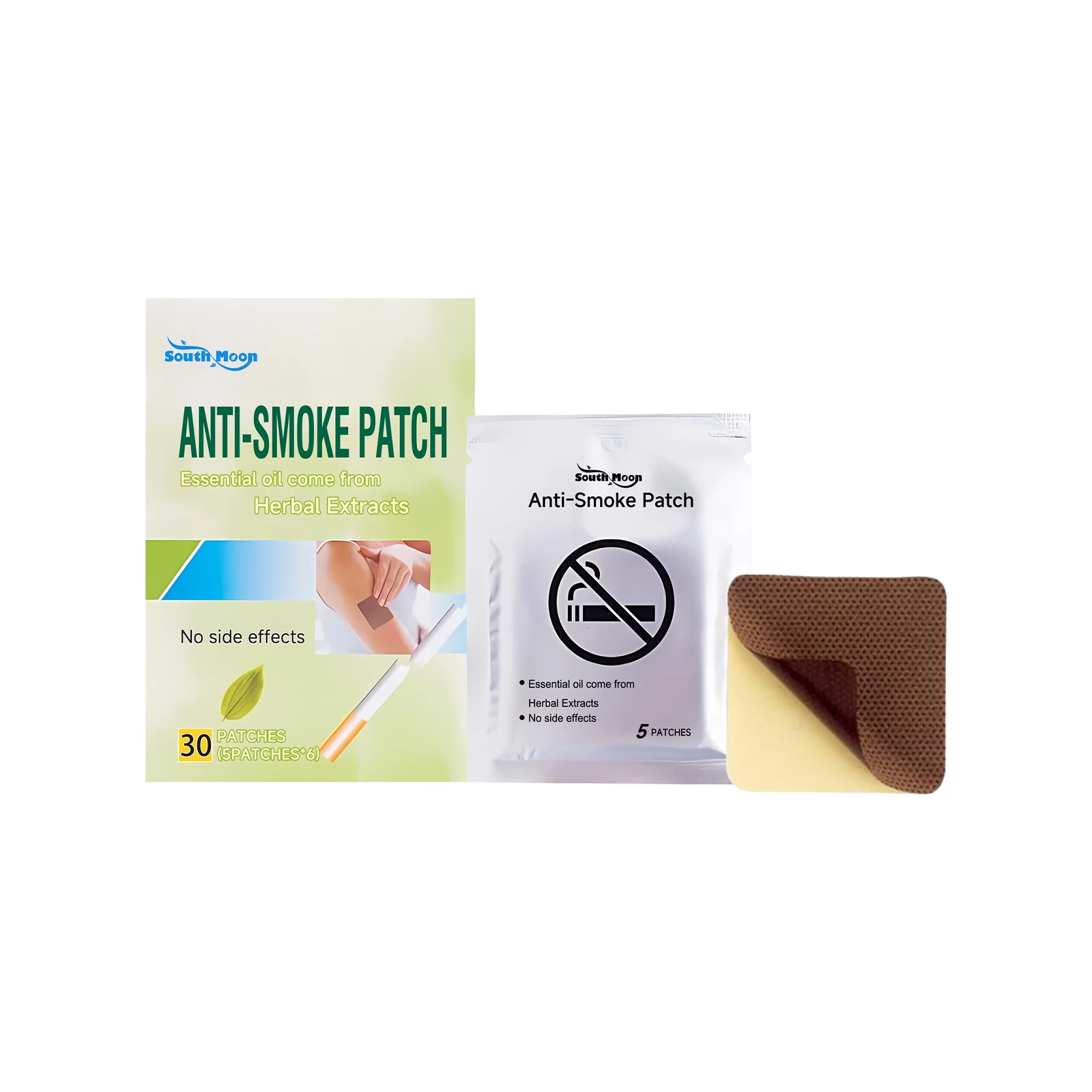  ﻿30/60/90pcs Quit Smoking Patch Control Smoke Addiction Stop Cigarette Anti Anxiety Herbal Extract Smoking Cessation Plaster