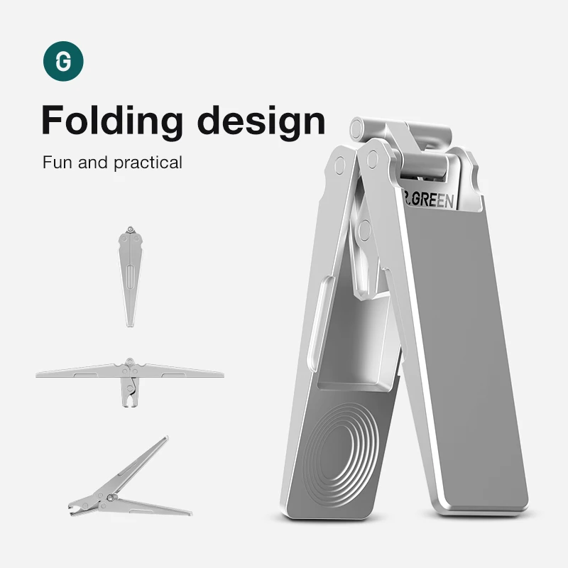 MR.GREEN Innovative Folding Nail Clippers Collapsible Deformation Stainless Steel Nail Scissors Portable Travel Manicure Tools