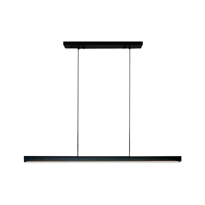 

Минималистичная длинная люстра для ресторана, современная минималистичная креативная дизайнерская лампа в скандинавском стиле, длинная лампа для барного стола, однокомпонентная лампа