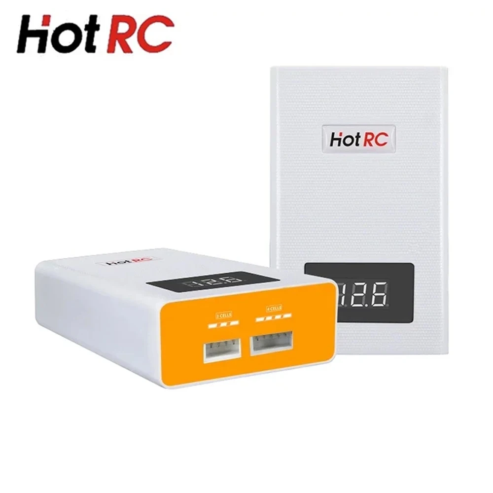 Hotrc A400 Digital 3S 4S 3000mah RC Lipo Battery Balance Charger with LED Screen Fast Charge Discharger for RC Quadcopter 4S