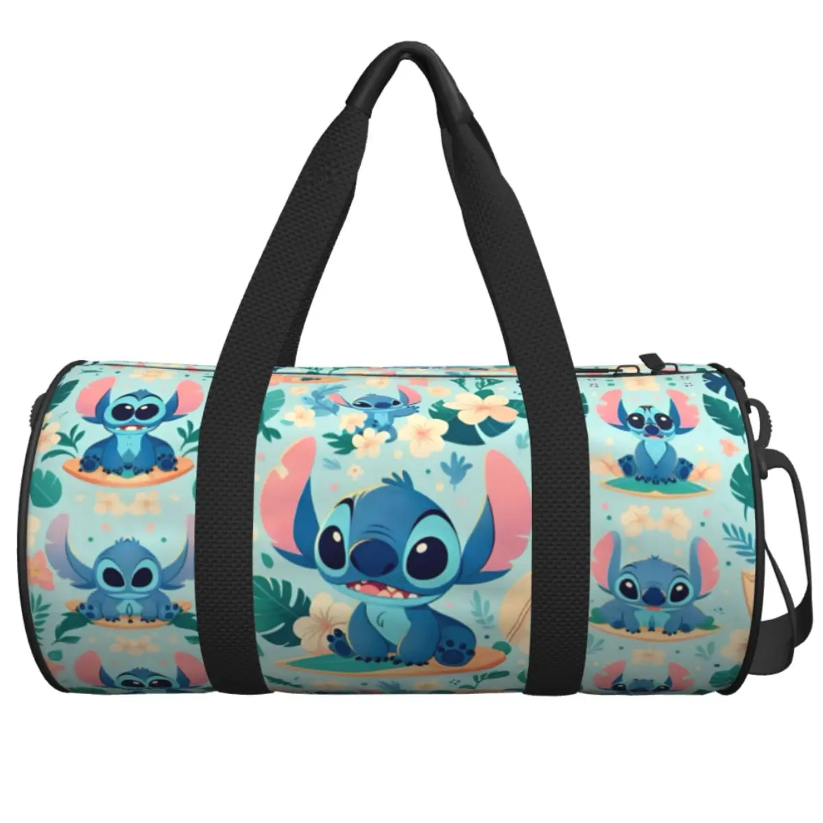 

Stitch Funny Kawaii Gym Bag Portable Sports Bags Gym Accessories Travel Pattern Handbag Graphic Fitness Bag For Couple