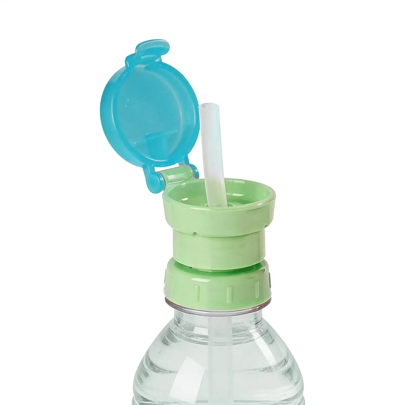 1 Stück Auslaufsicherer Flaschenverschluss für Saft, Limonade und Wasser mit Strohhalm - Sicherer Trinkverschluss für Kinder – Detail 5