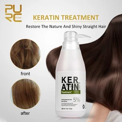 PURC Straightening Brazilian Keratin Hair Treatment for Curly Hair Smoothing Professional Hair Care Products