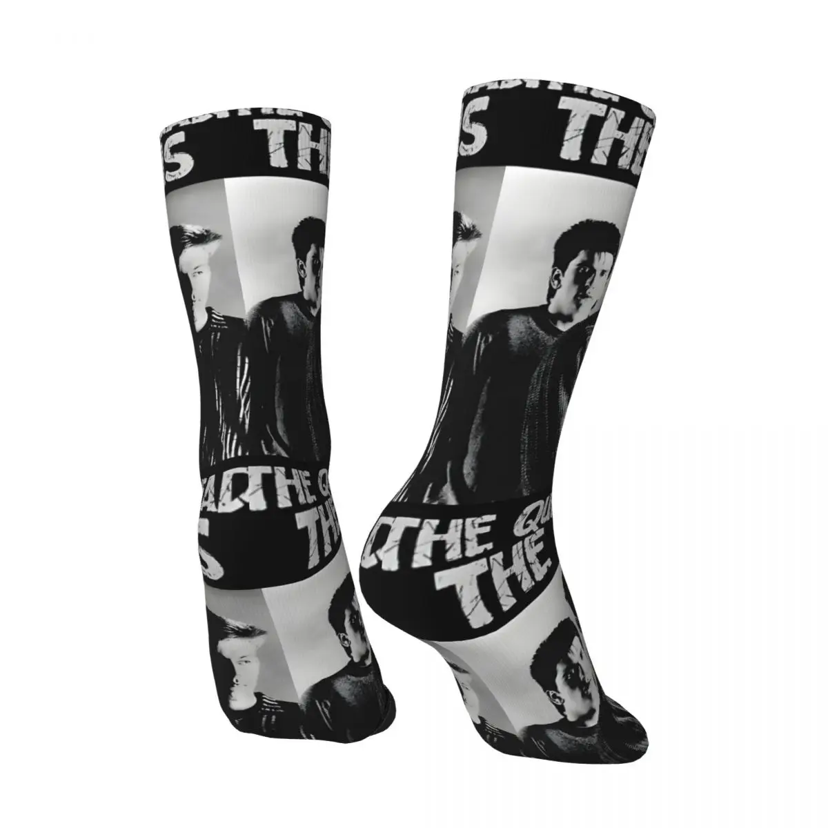 Retro PostBand For Fans Men's compression Socks Unisex The Smiths Street Style Pattern Printed Novelty Crew Sock