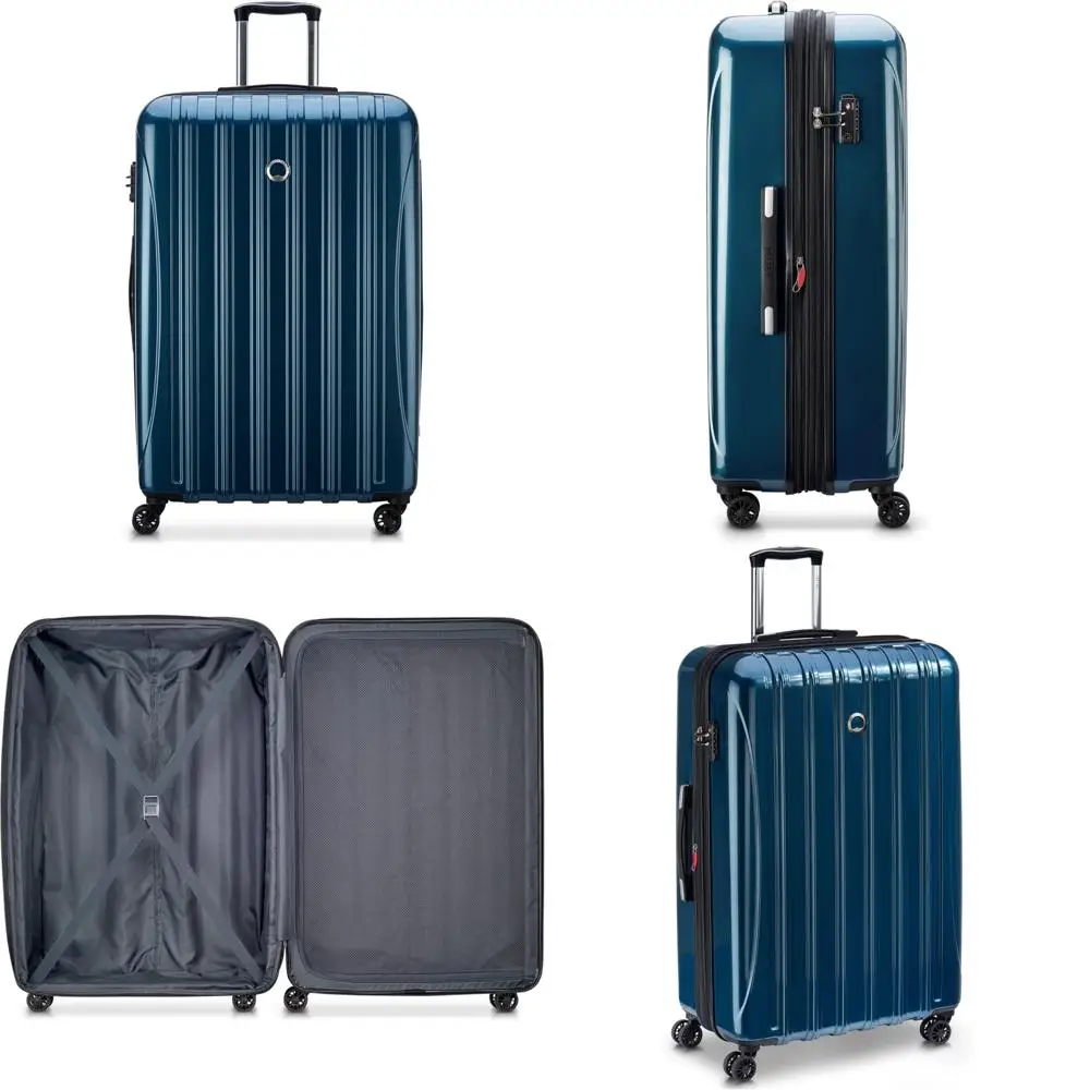 

Расширяемый жесткий спиннер для багажа, бирюзовый 28-дюймовый большой аэро дорожный чемодан с колесами