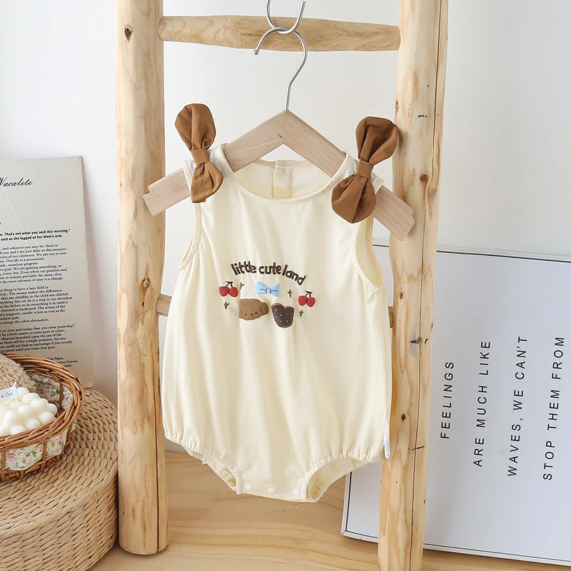 Draagzak Wrap Zomer Dunne pasgeboren e Modal Babyvest Onesie Katoen Princ Sle ort Sve Bloemenprint Dr