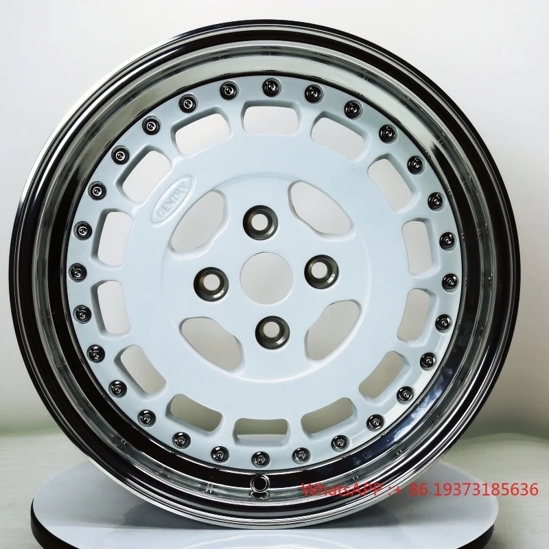 

Прямые поставки с завода: Новые кованые двухсоставные диски из алюминиевого сплава, 40 мм/25 мм, с сетчатым дизайном, матовый белый цвет, OEM/ODM