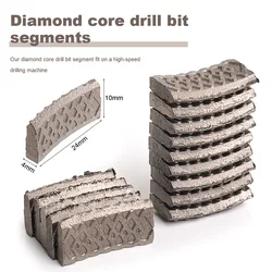 DC-XDSCB02 X shape diamond core drill bit segments 24x4x10mm wet drilling for concrete