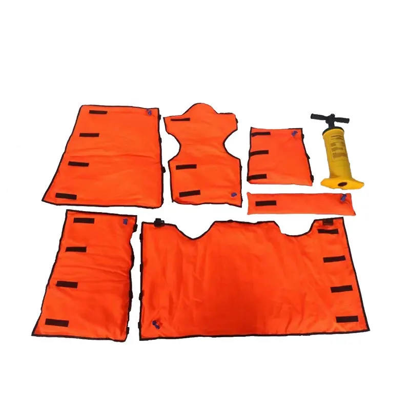 National Inspection Rescue Limb Immobilization Airbag Stretcher with Headrest Vacuum Splint Negative Pressure