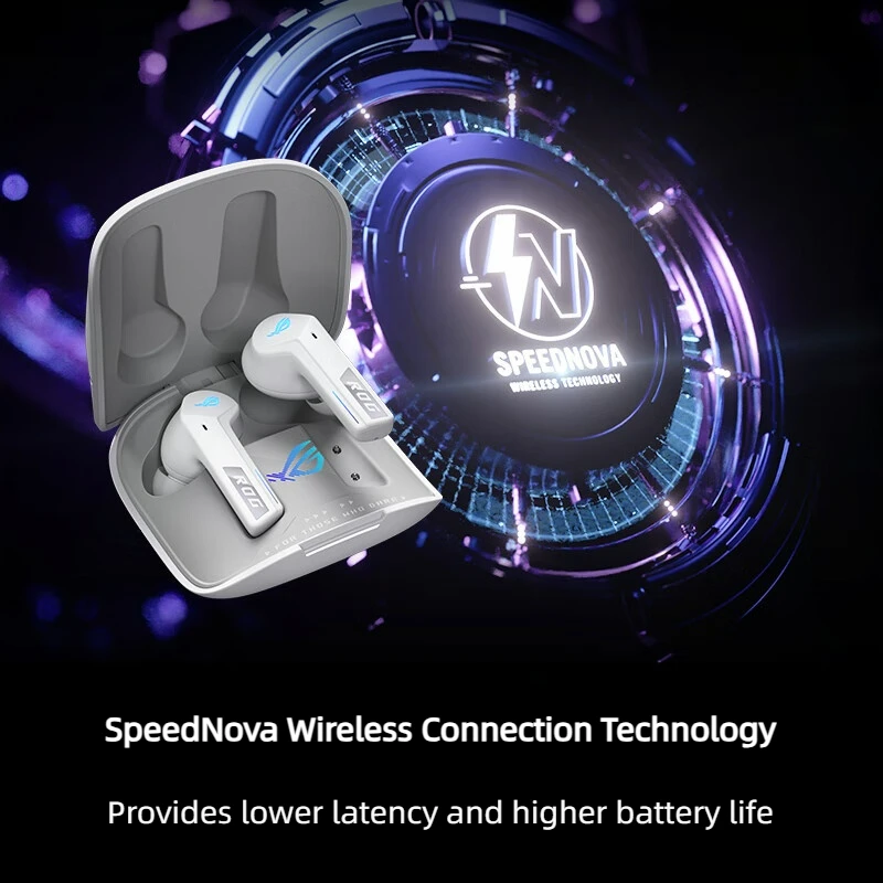 ROG Cetra TWS SpeedNova True Wireless Gaming Earphones Bluetooth Wireless Gaming Phone Accessories Sports Earphones Active Noise