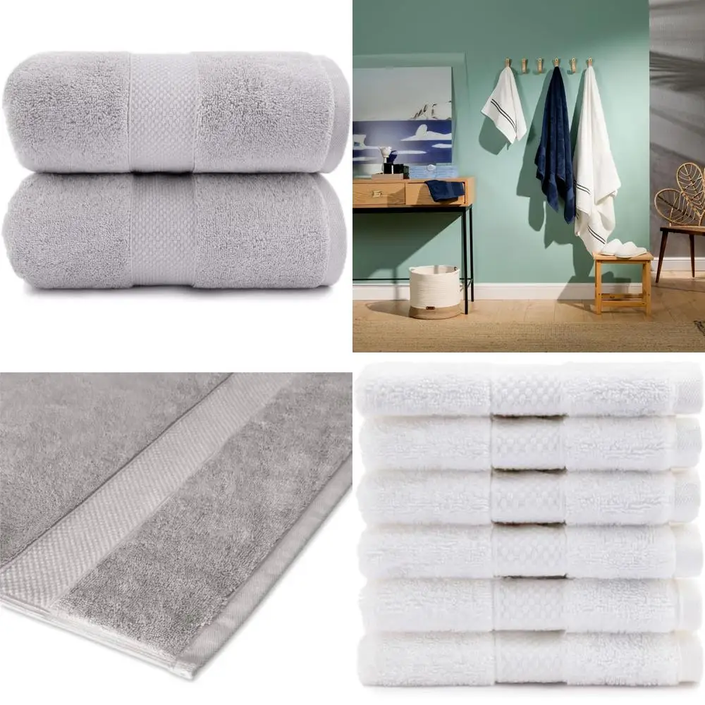 

Luxurious Oversized Egyptian Cotton Bath Sheets - Soft, Absorbent, Quick Drying Turkish Towels for Large Bathrooms