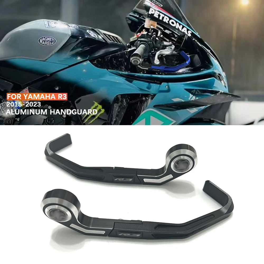 CNC Aluminum Handguard Bow For Yamaha YZF-R3 Motorcycle Accessories Anodized Anti-Scratch Protective Guard for 2015-2023 Models
