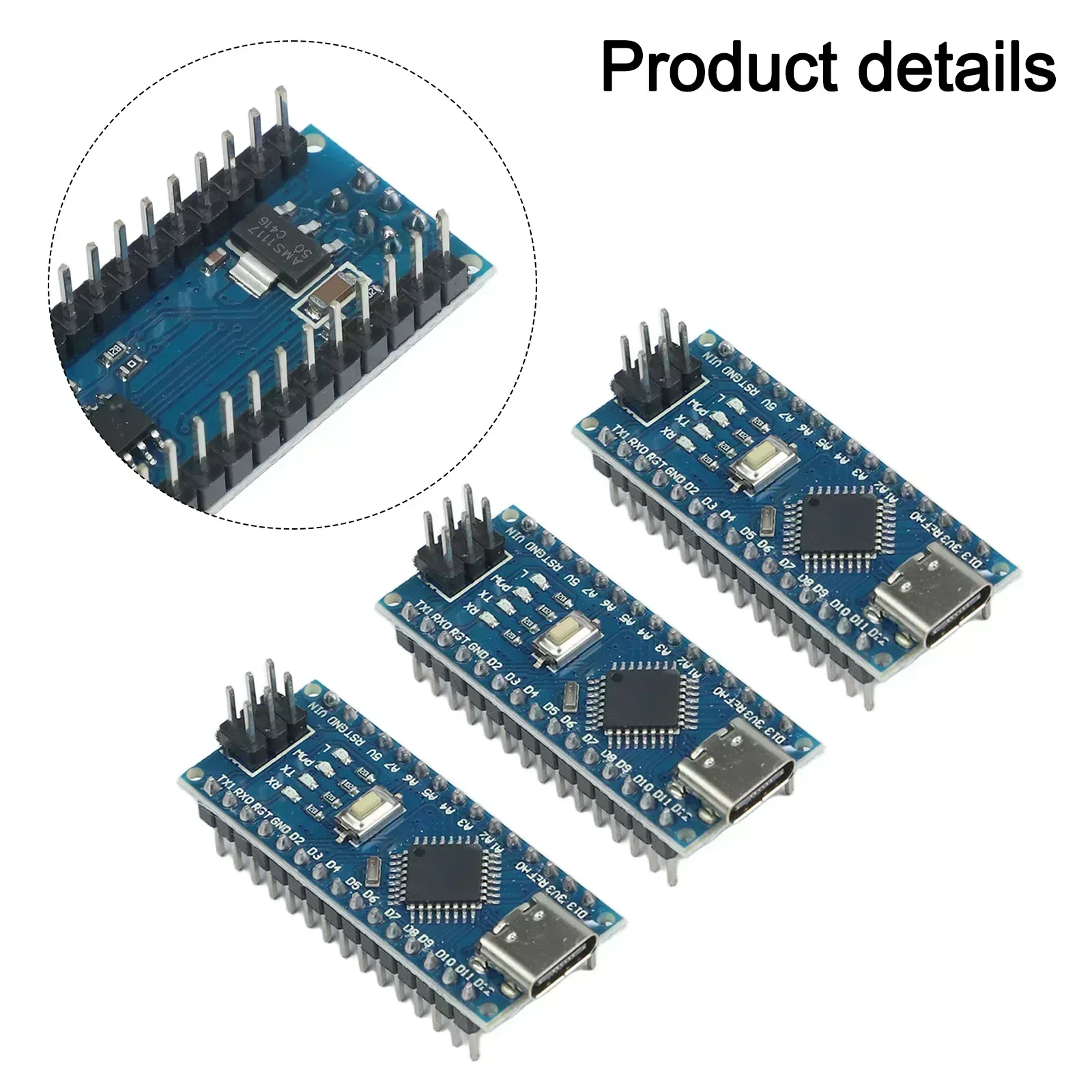 Blue TYPE-C Port Versatile Pin Configuration Compact Design Robust Reversible Connection User-friendly Pin Layout