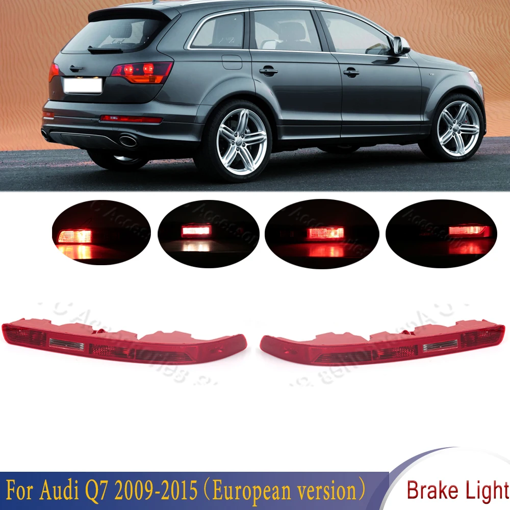 Rear Lower Bumper Brake Lamp Rear Reverse Fog Lamp For Audi Q7 2009 2010 2011-2015 European Version 4L0945095 4L0945096 For Car