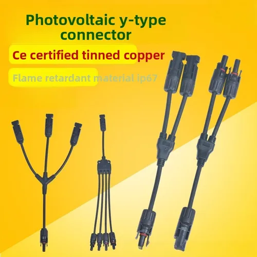 Imagen 2 del producto Conector fotovoltaico MC4, módulo fotovoltaico de tres vías, cuatro vías y cinco vías en forma de Y, conector paralelo, adaptador 1/2/3/4
