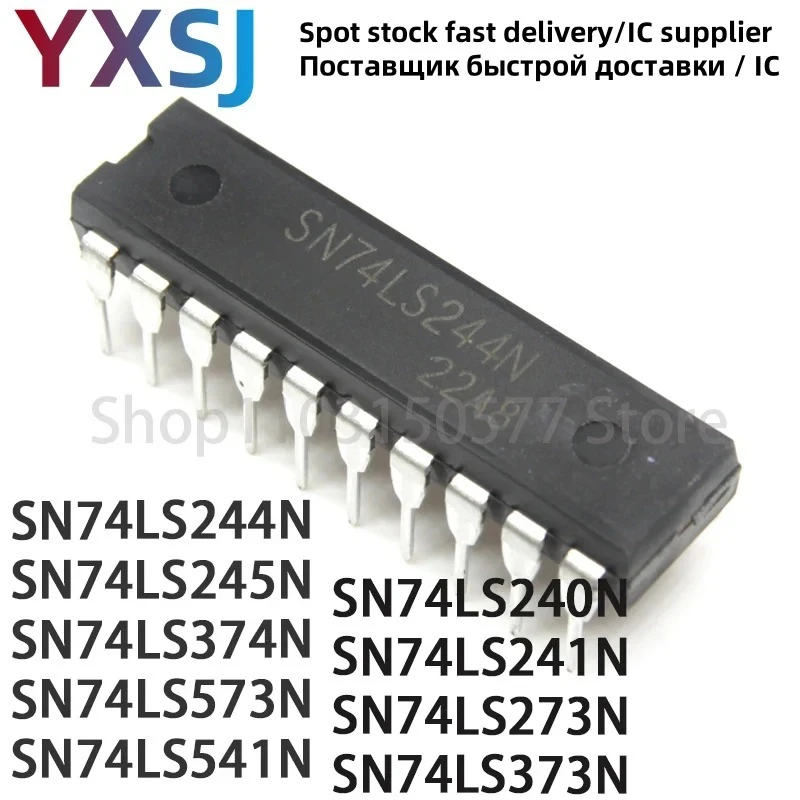 10piece SN74LS244N SN74LS245N SN74LS374N SN74LS573N SN74LS541N SN74LS240N SN74LS241N SN74LS273N SN74LS373N DIP20