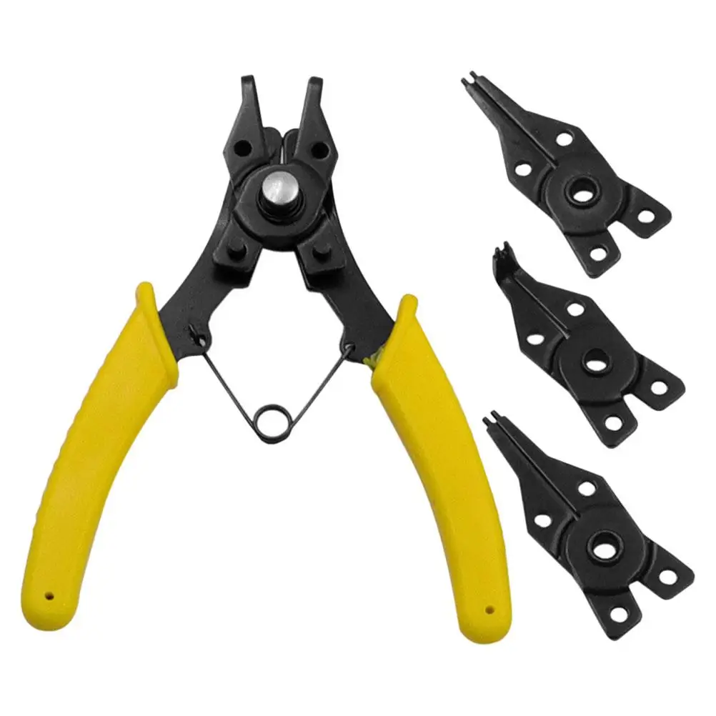 Heavy Duty Loaded Pliers Set Internal External Pliers Set Circlip Precision Repair Hand Tools