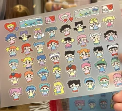Cartoon cute girls and boys design decorative dairy sticker