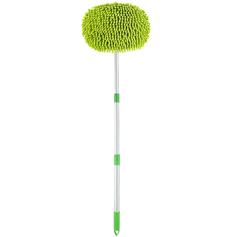 Car Washing Mop Three Section Telescopic Special Brush Soft Bristle Cleaning Car Washing Tools Without Leaving Water Marks