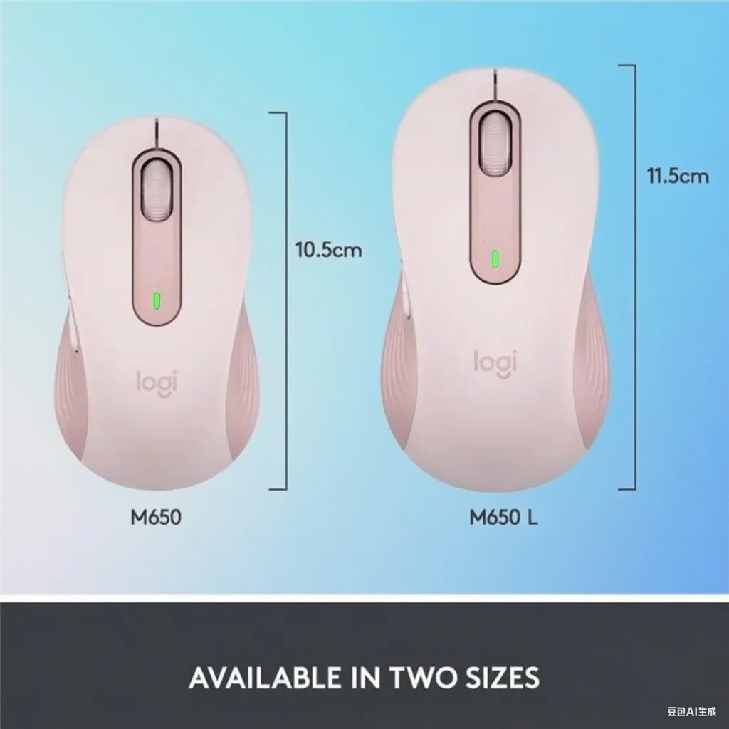 لوجيتك M650/M650L أصلي - ماوس لاسلكي SilentTouch، مستشعر بصري عالي الدقة، عمر بطارية طويل لمدة 24 شهرًا