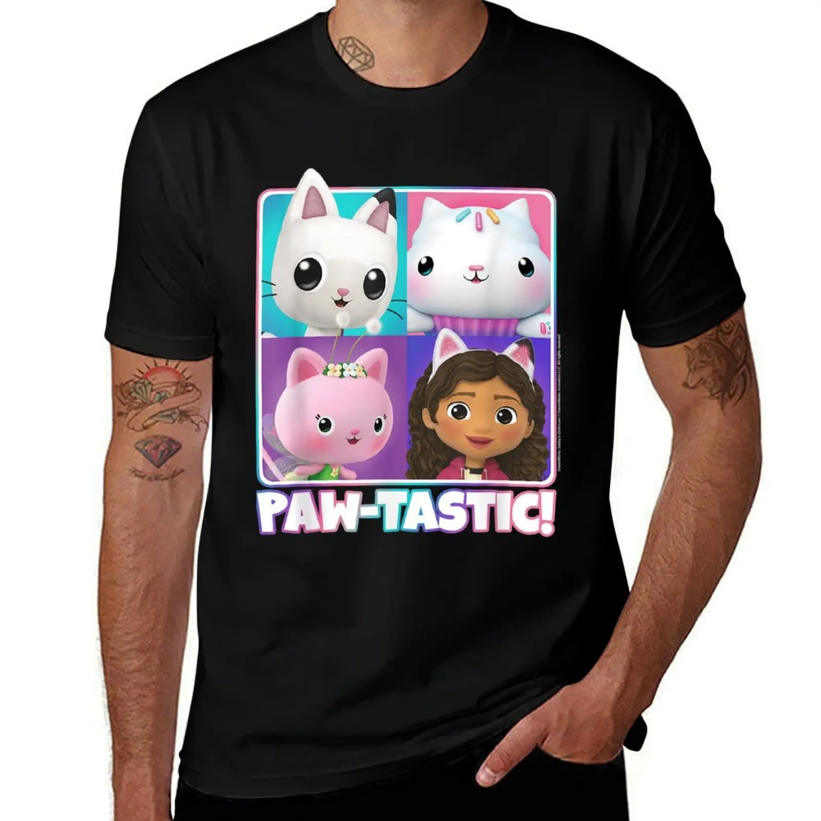 Paw Tastic Box T-Shirt Anti-Wrinkle Short Sleeve T-Shirt