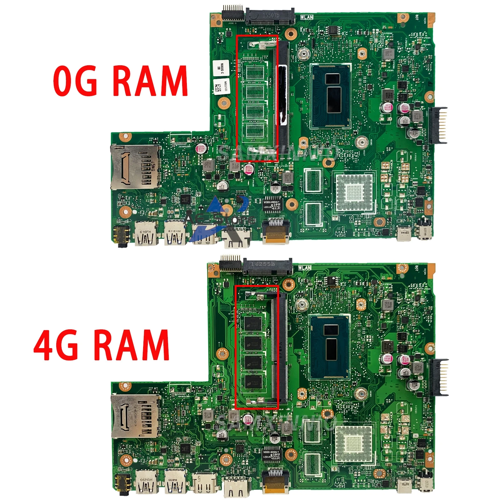 540LA Dizüstü 540L Anakart ASUS Vivobook A540LA F540LA K540LA P540LA 540LJ Laptop Anakart i3 i5 i7 0G/4G/RAM UMA
