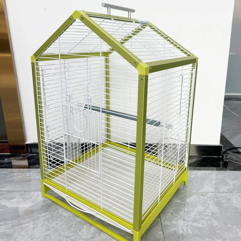 

Portable Cover Hut Bird Cages Parrot Outdoor Garden Decoration Bird Cages Habitat Bed Gabbia Pappagallo Bird Supplies RR50BN