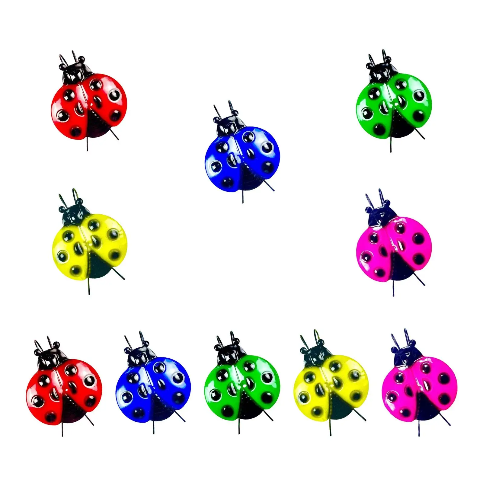 

Ladybug Wall Decoration Wall Sculpture Hanging Metal Wall Decor for Terrace Porch Living Room Home Patio Outdoor Decorations