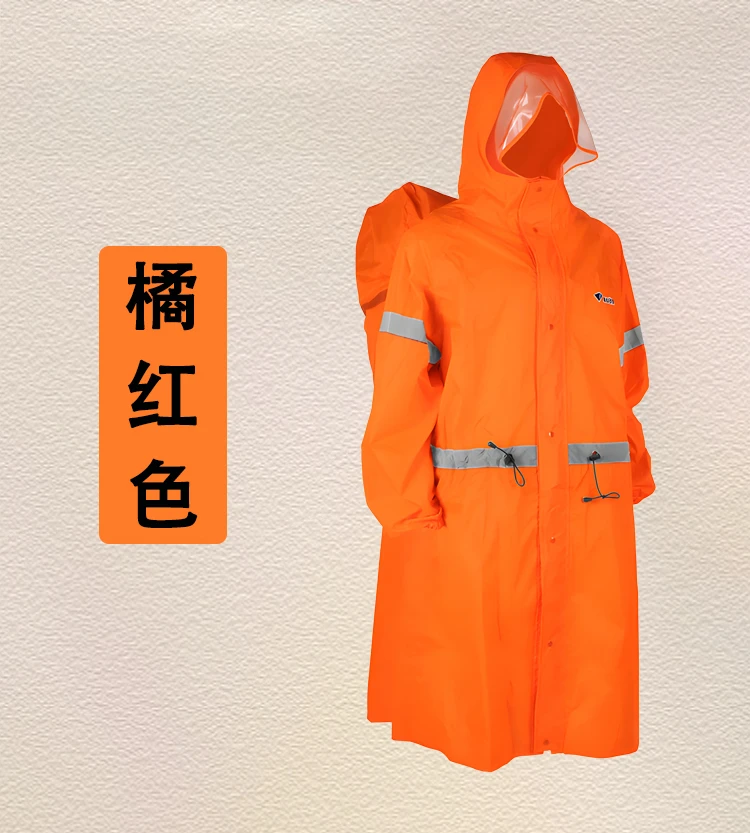 

Raincoat Outdoor Mountaineering Fluorescent Hiking Photography Backpack One-piece Ultra Light Cover Camping Poncho