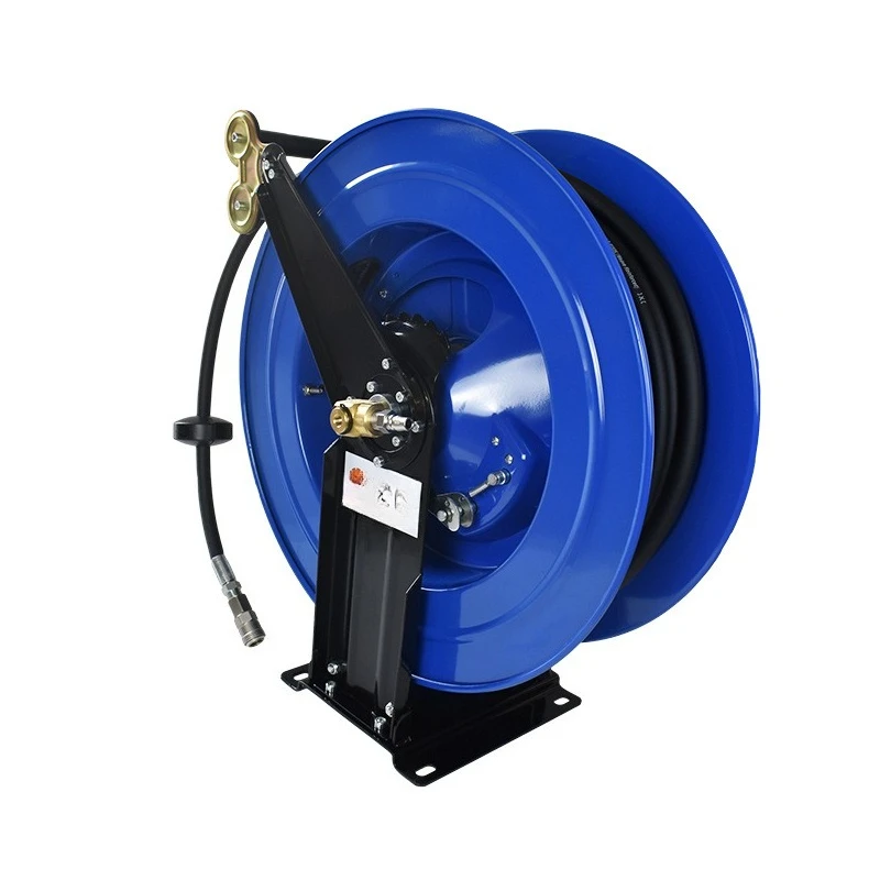 Automatic telescopic trachea reel 10-35 meters spring retracting air drum, high pressure pneumatic tool