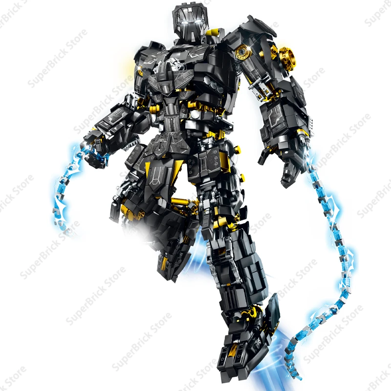 Marvel superhero Mecha Series Iron Man vs Whiplash Model Building Blocks  Classics Movie Robot Armor Kit Bricks Toys Gifts Sets