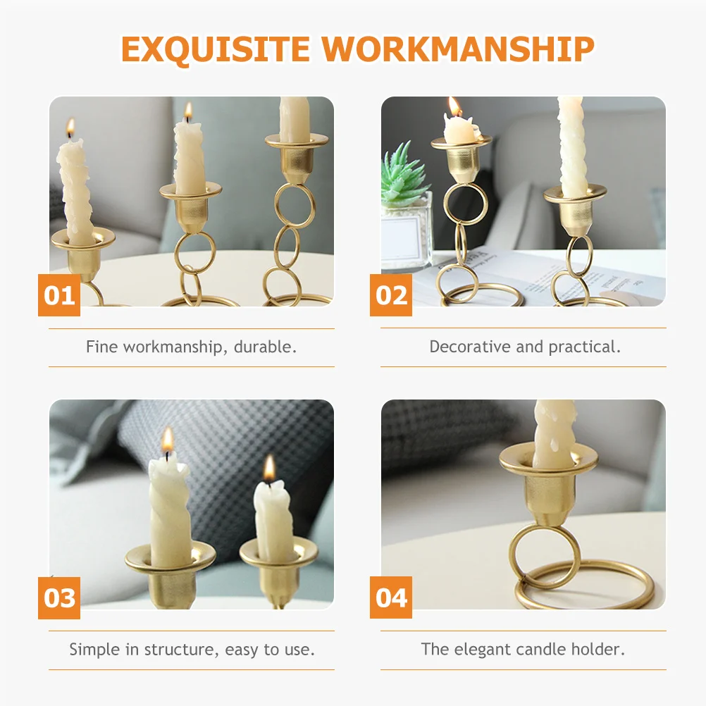 

Metal Tabletop Holder Centerpiece for Xmas Festivals Evening Parties and Gift Giving Holder