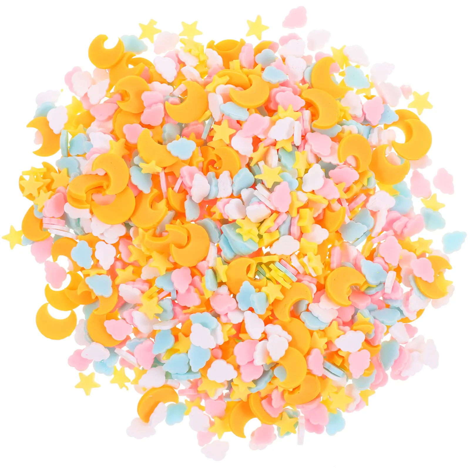 Vibrant Polymer Clay Slices Nail Art Decor DIY Manicure Supplies Phone Case Accessories Craft Making Embellishments Cartoon